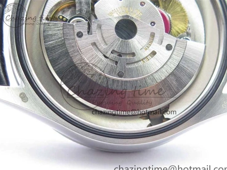 Date BP Markers Leather Real Strap Black Black on Edition Maker 50519 Sticks Dial SS Best SA3165 Cellini 0320